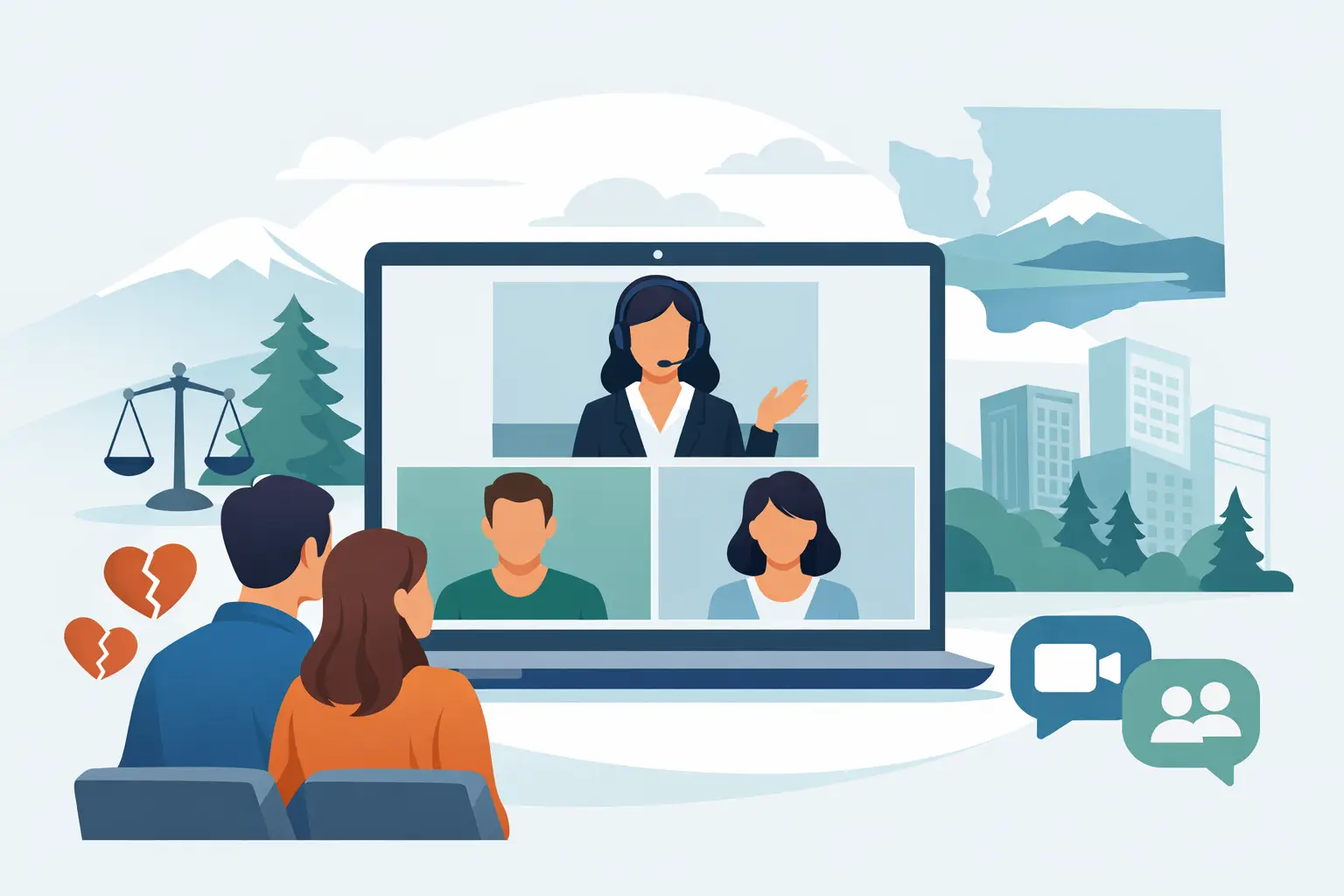 How Zoom Family Mediation Works in Washington