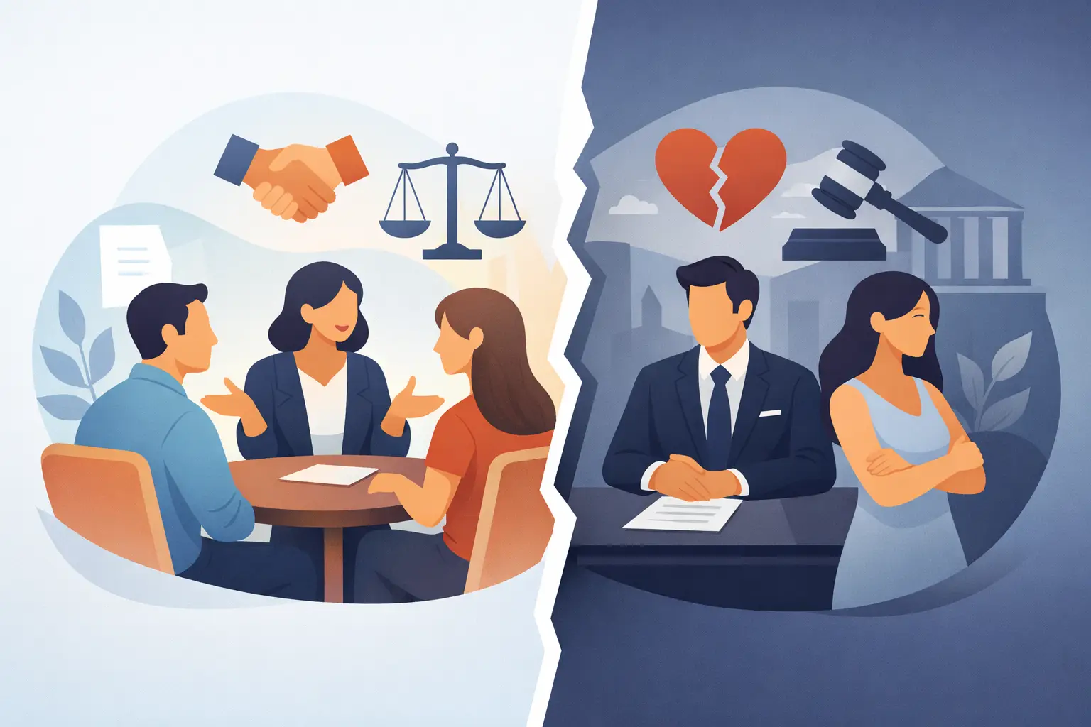 Mediator vs Divorce Attorney: Which Fits?